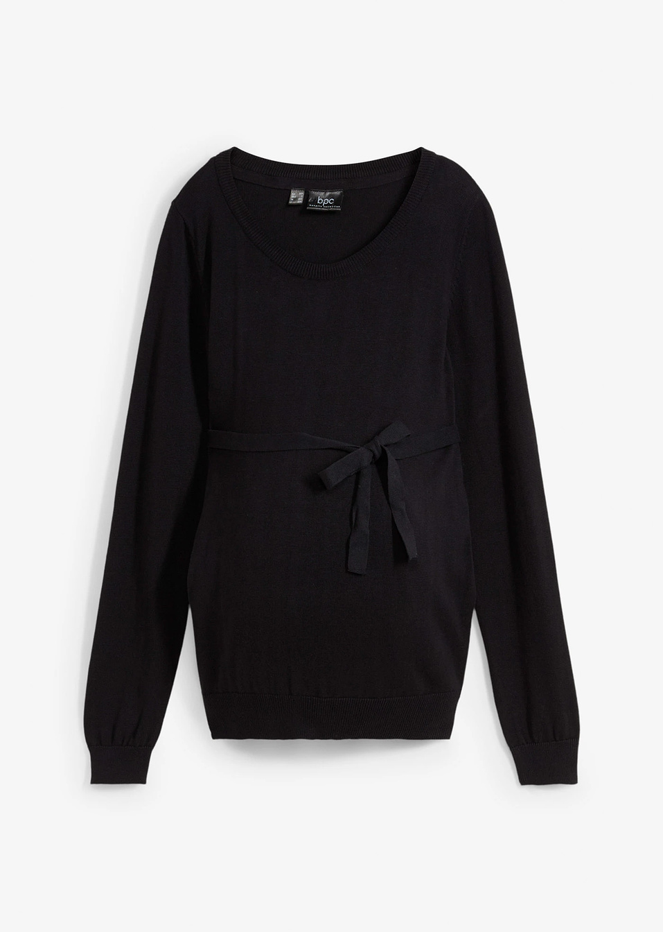 Πουλόβερ εγκυμοσύνης-Μαύρο-bpc bonprix collection