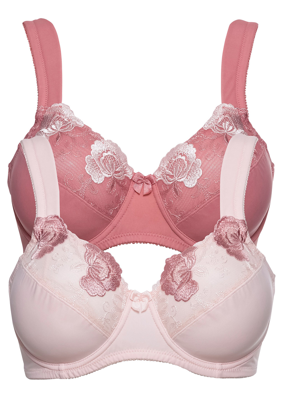 Σουτιέν minimizer (συσκευασία των 2)-Ροζ του καπνού/Ροζ παλ + Ροζ παλ/Ροζ του καπνού-bpc selection bonprix collection