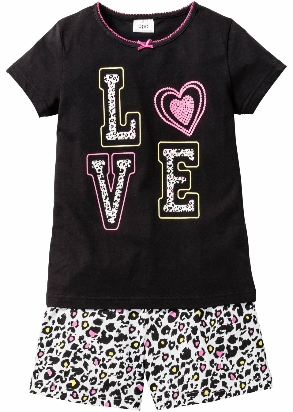 Пижама-Черно/Бяло-bpc bonprix collection