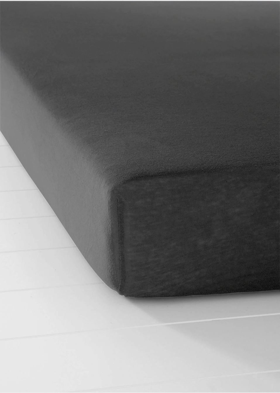 Κατωσέντονο με λάστιχο ζέρσεϊ-Μαύρο-bpc living bonprix collection