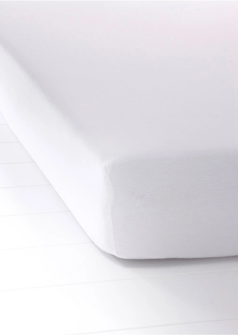 Κατωσέντονο με λάστιχο ζέρσεϊ-Λευκό-bpc living bonprix collection