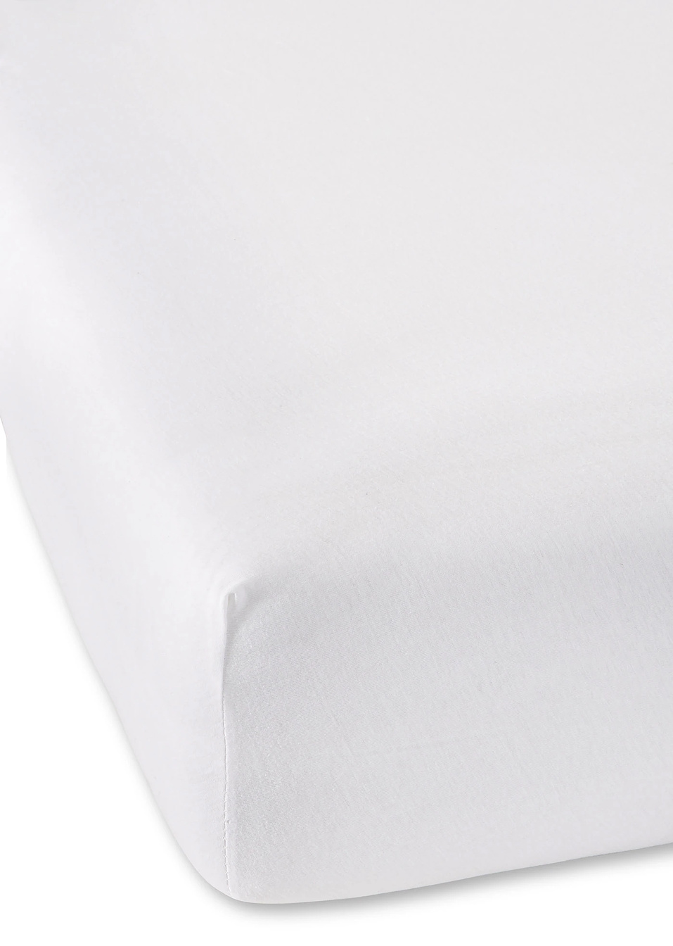 Κατωσέντονο ζέρσεϊ με λάστιχο-Λευκό-bpc living bonprix collection