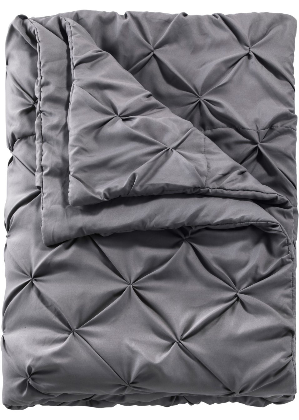 Κάλυμμα κρεβατιού «Samira»-Γκρι σκούρο-bpc living bonprix collection