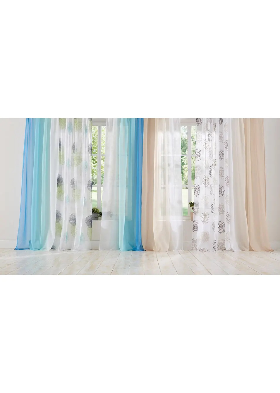 Ντεγκραντέ κουρτίνα (συσκευασία των 2)-bpc living bonprix collection