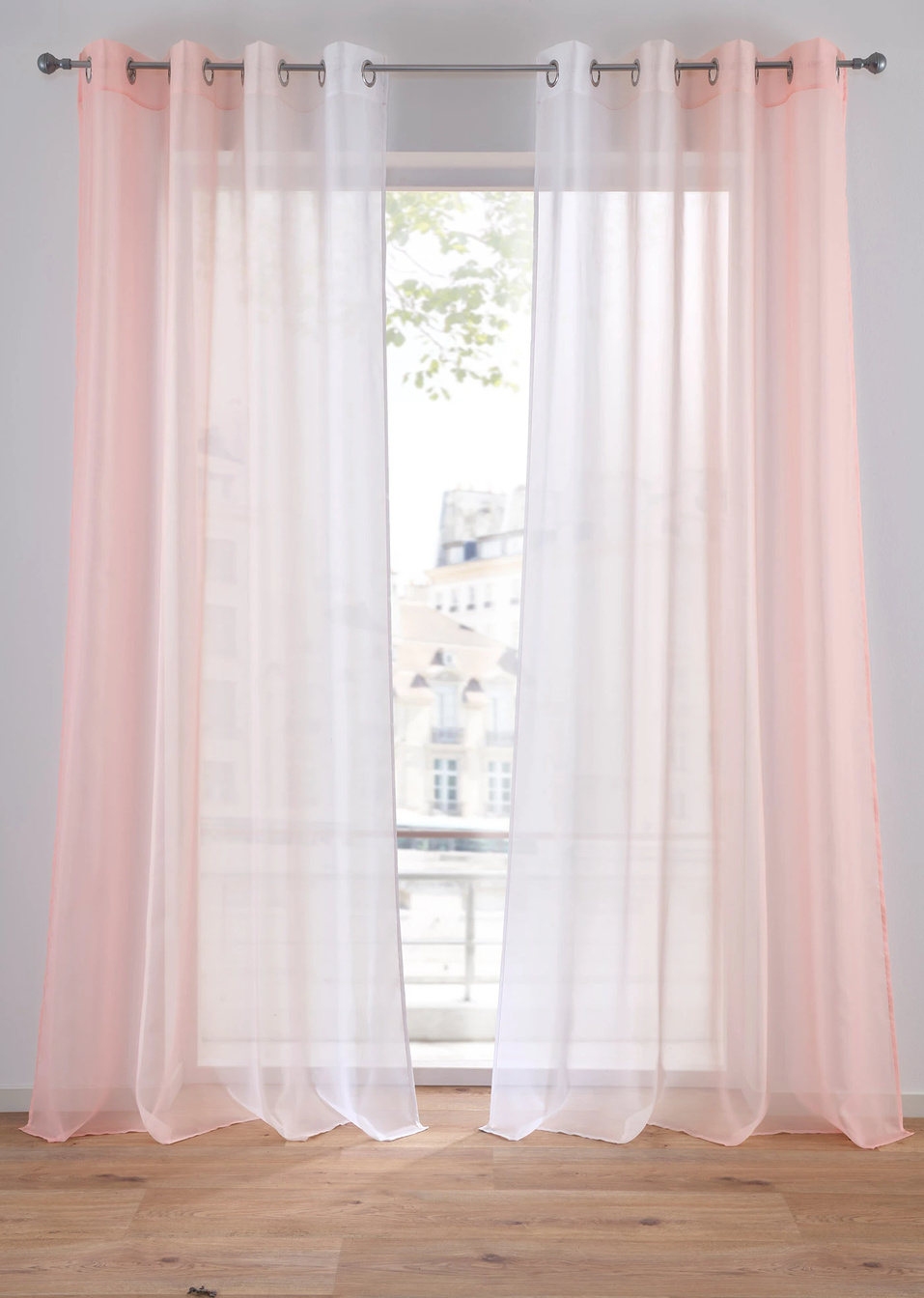 Ντεγκραντέ κουρτίνα (συσκευασία των 2)-Βερικοκί-bpc living bonprix collection