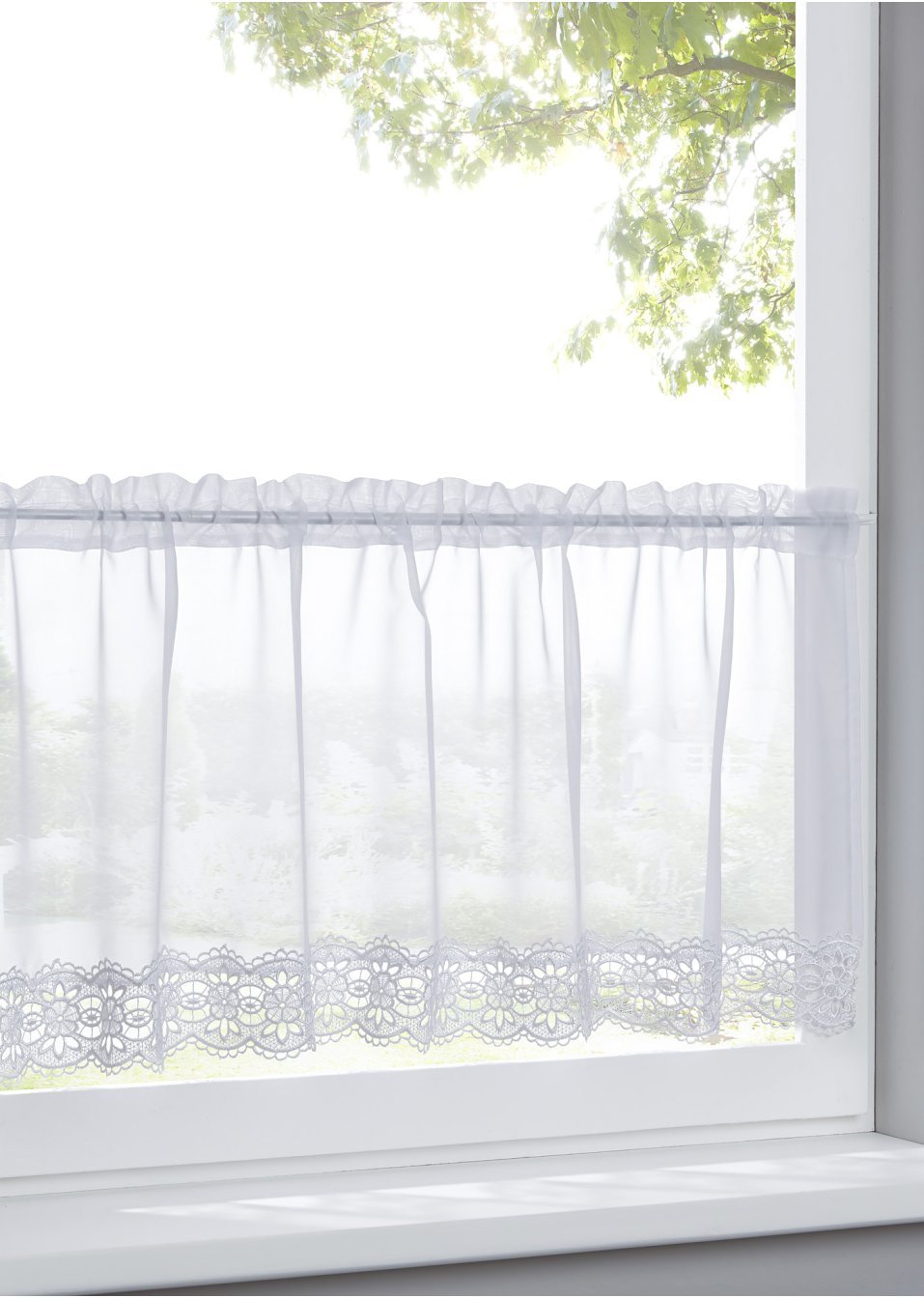 Κουρτινάκι μπιστρό «Cindy»-Λευκό-bpc living bonprix collection