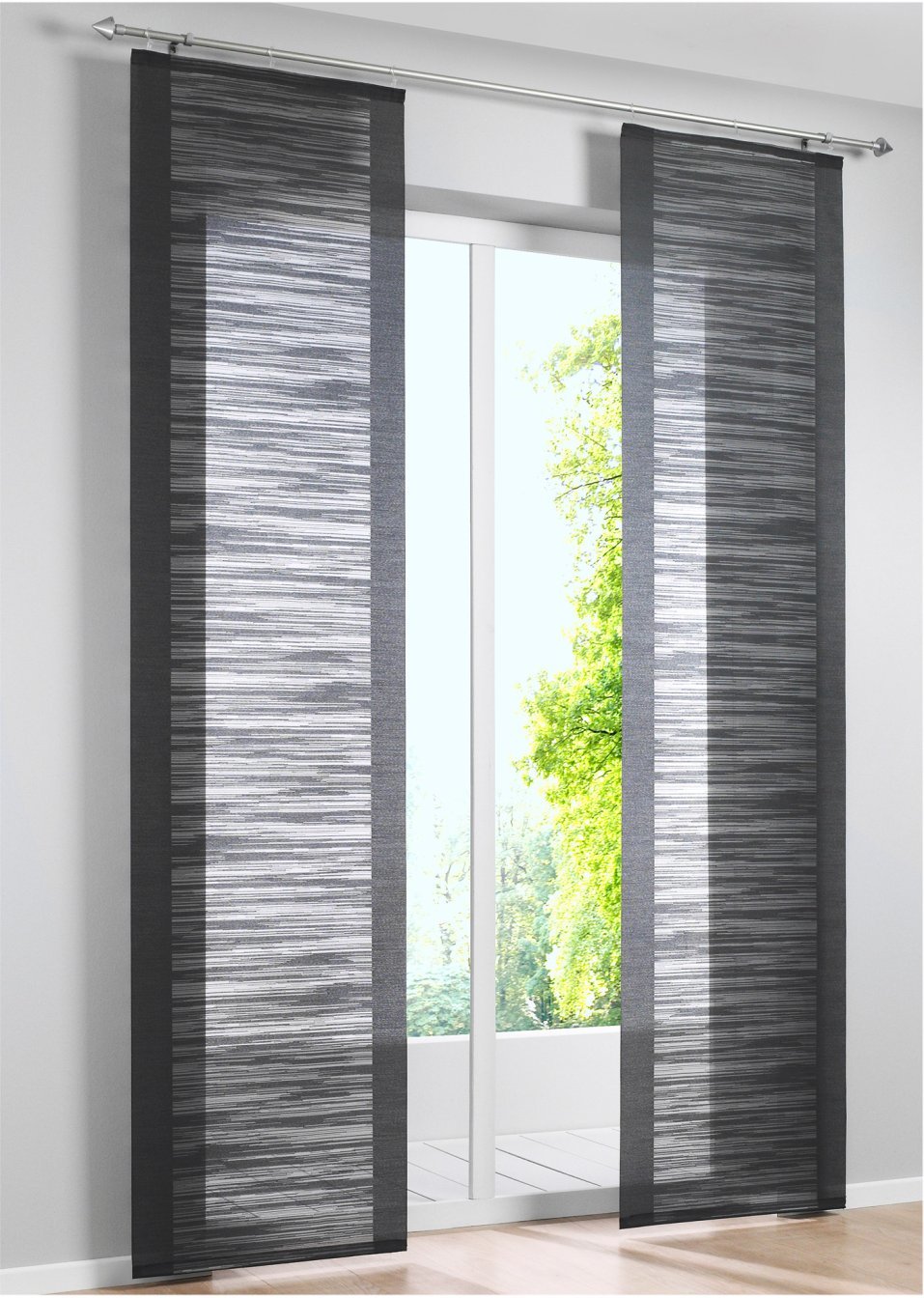 Πάνελ «Danzica» (μονή συσκευασία)-Ανθρακί-bpc living bonprix collection