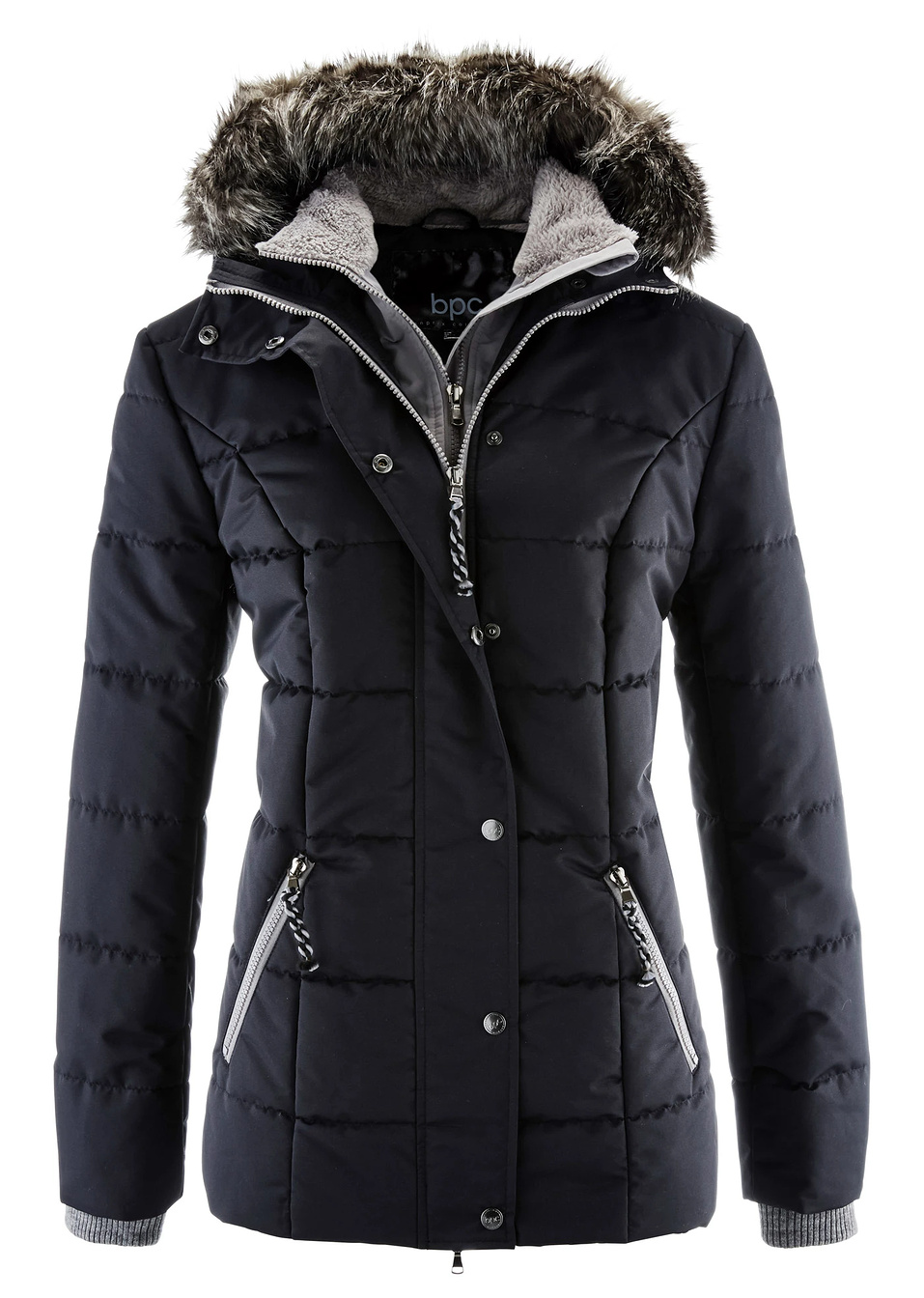 Μπουφάν 2-σε-1-Μαύρο-bpc bonprix collection