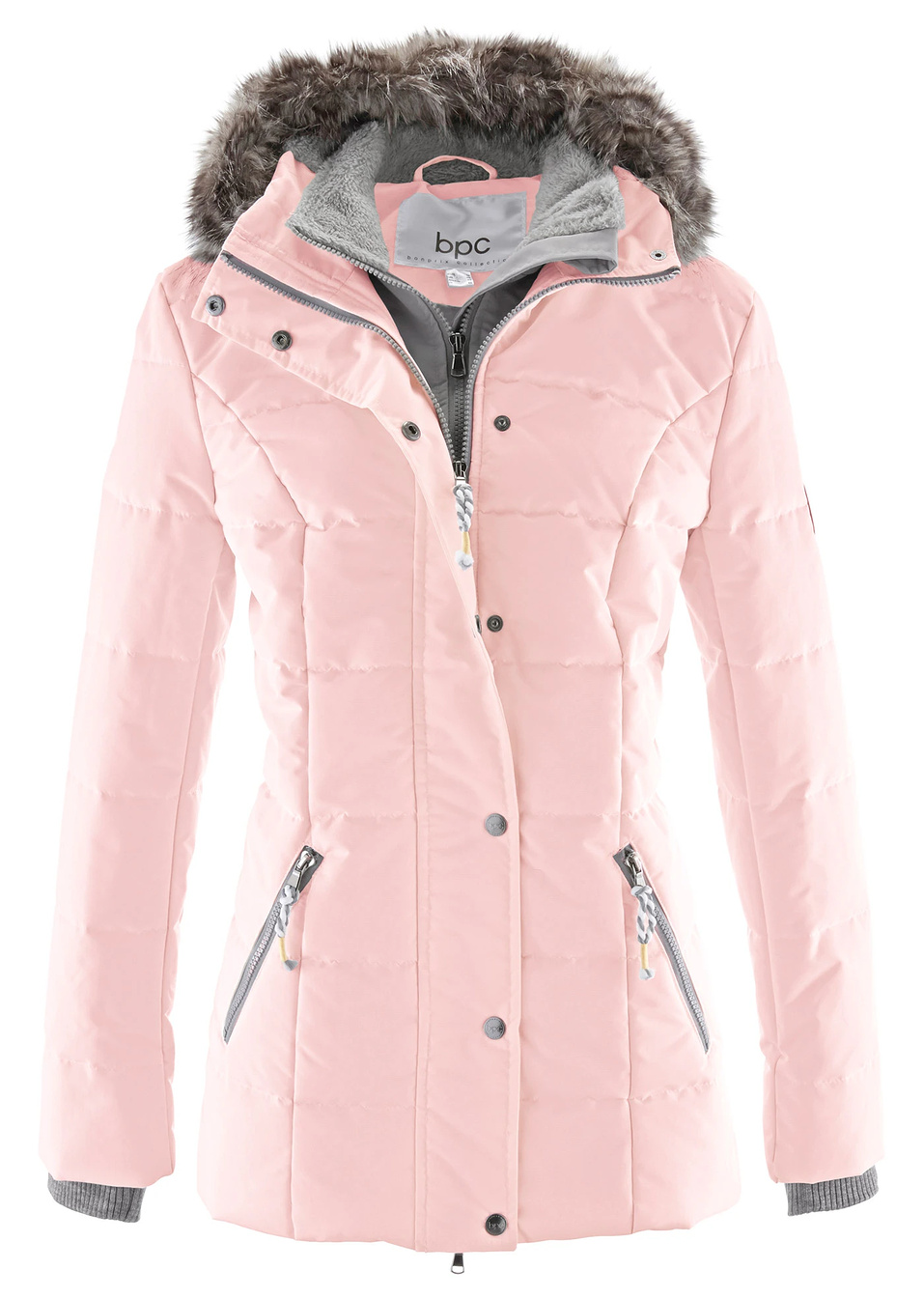 Μπουφάν 2-σε-1-Ροζ περλέ-bpc bonprix collection
