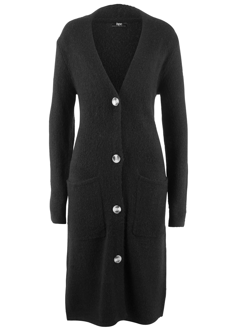 Μακριά ζακέτα-Μαύρο-bpc bonprix collection