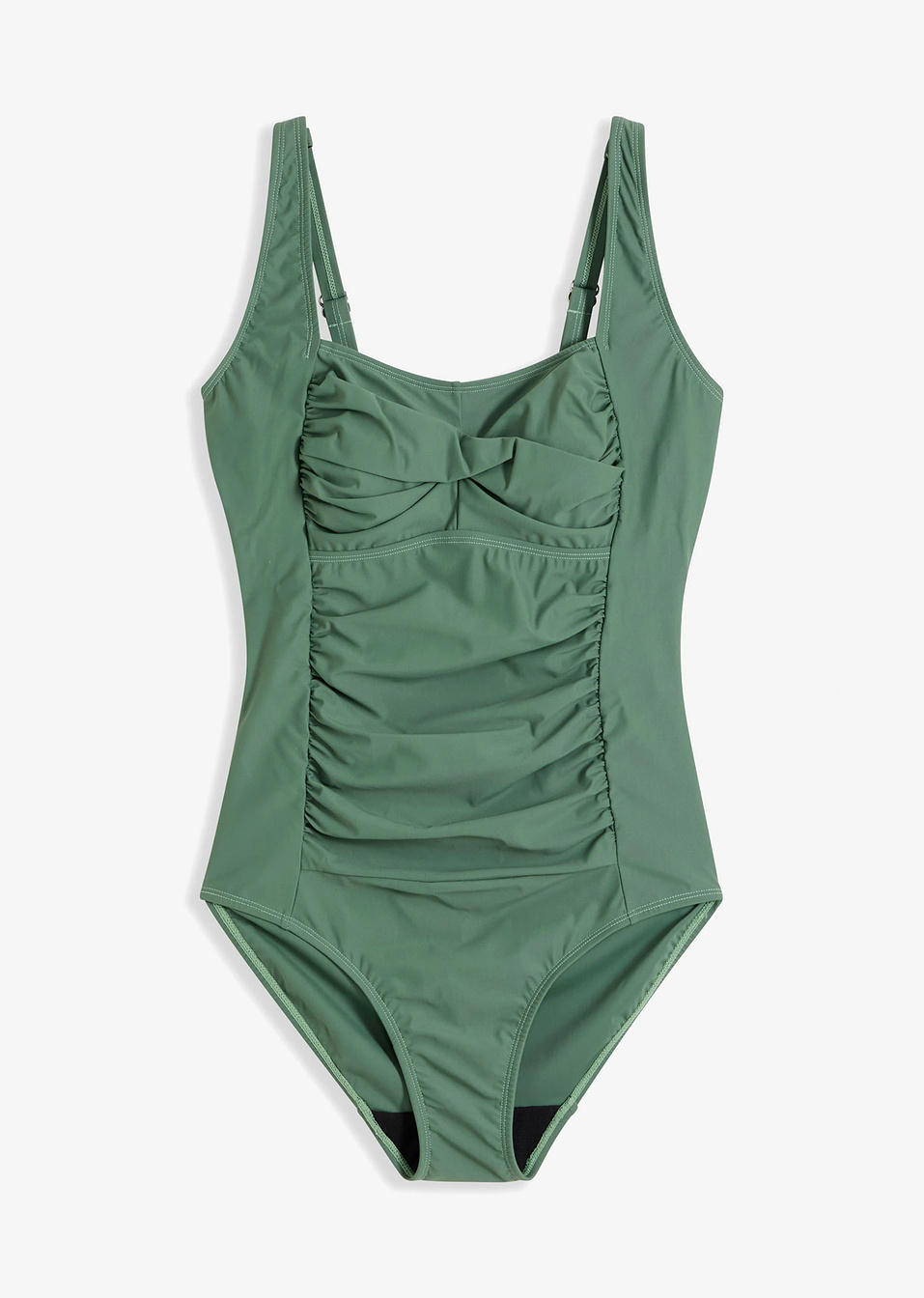 Ολόσωμο μαγιό που σμιλεύει-Πράσινο λαδί-bpc bonprix collection