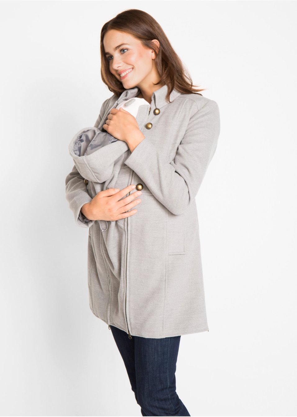 Παλτό εγκυμοσύνης με μάρσιπο προστασίας-bpc bonprix collection