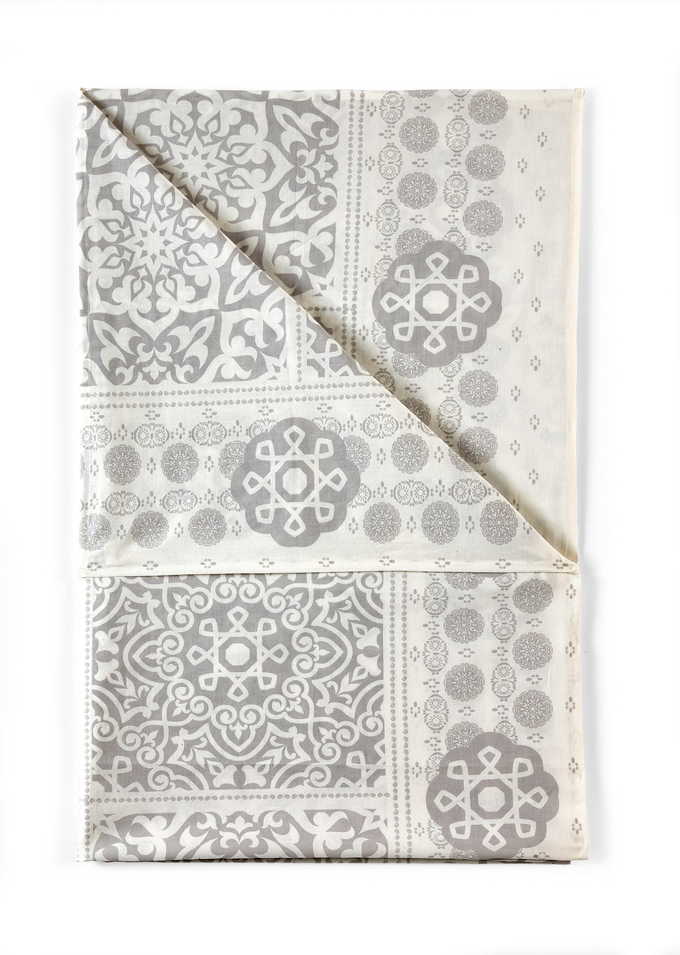 Κάλυμμα με αραβουργήματα-Γκρι-bpc living bonprix collection