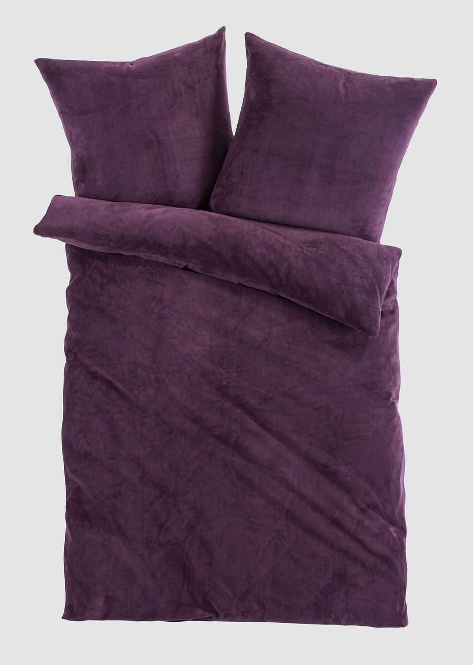 Παπλωματοθήκη με υφή κασμιριού-Του μούρου-bpc living bonprix collection