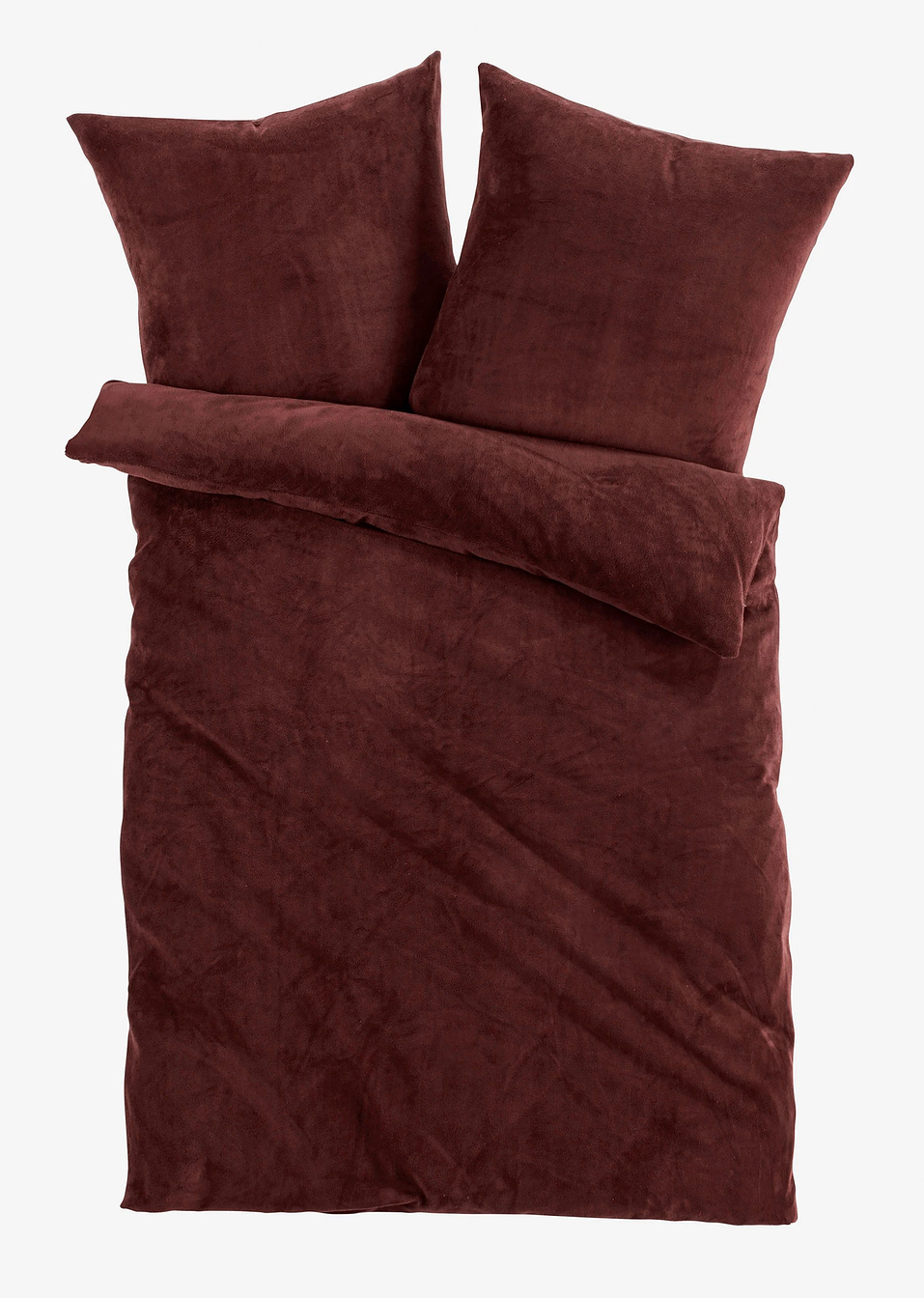 Παπλωματοθήκη με υφή κασμιριού-Καφέ σκούρο-bpc living bonprix collection