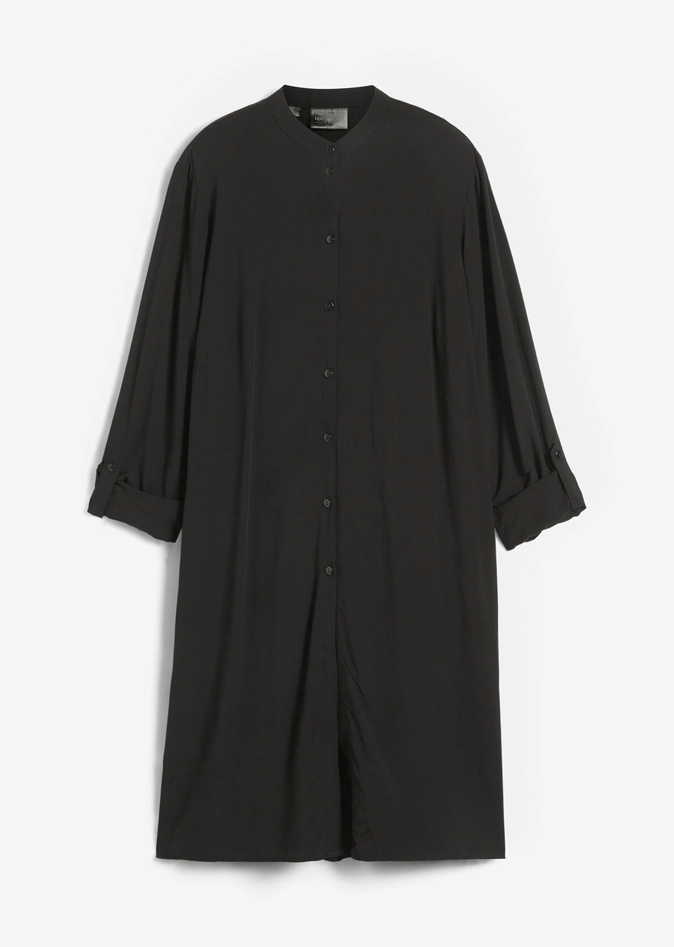 Μακρύ πουκάμισο-Μαύρο-bpc selection bonprix collection