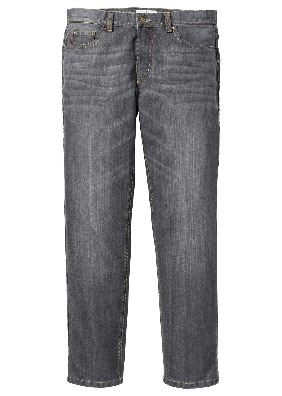 Τζιν regular fit straight-Γκρι used-John Baner JEANSWEAR