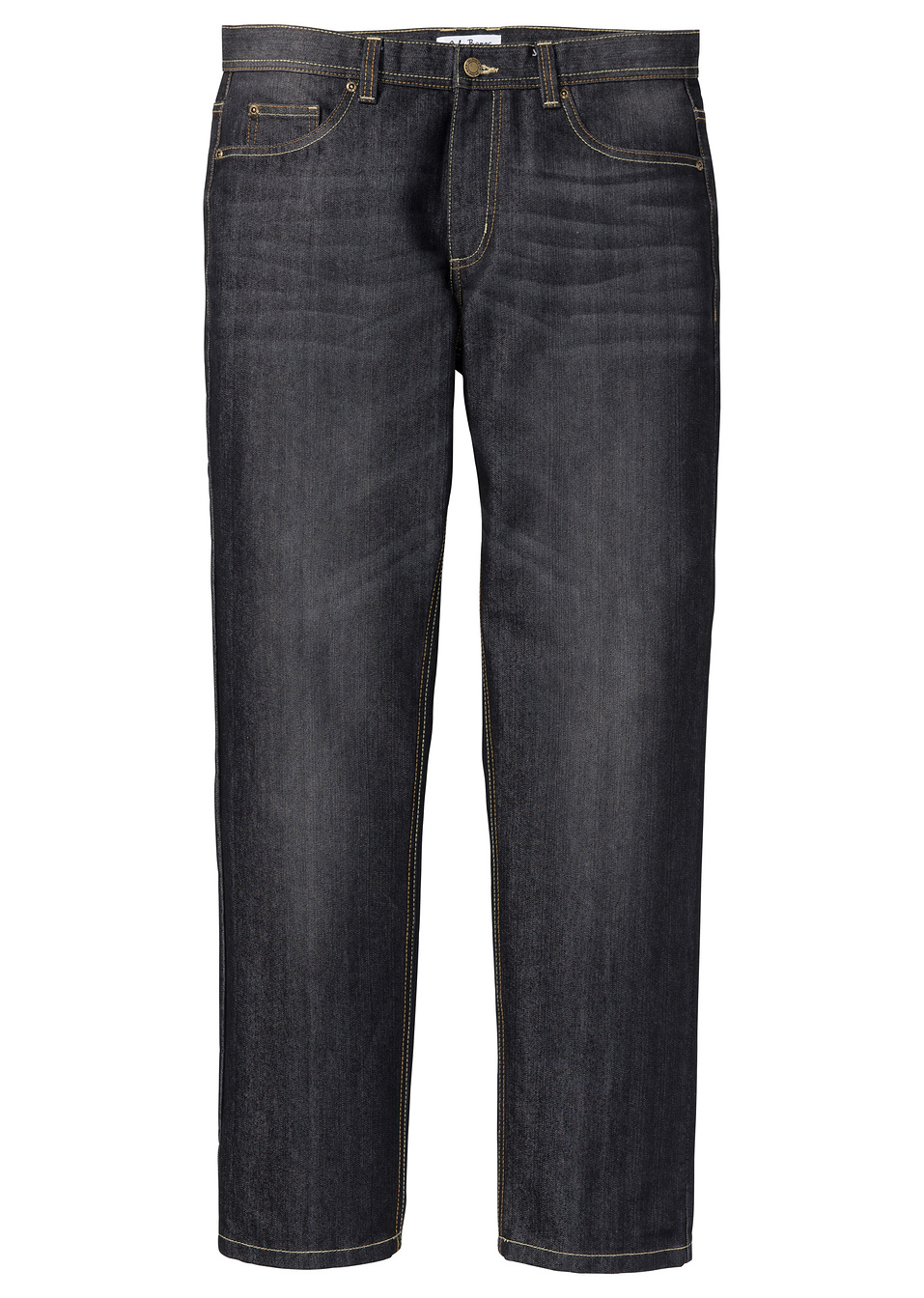 Τζιν regular fit straight-Μαύρο used-John Baner JEANSWEAR