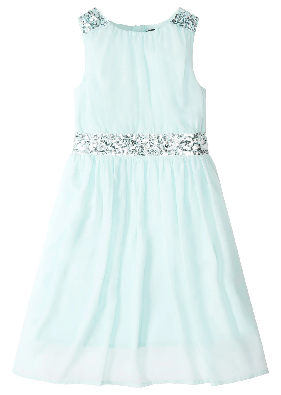 Επίσημο φόρεμα με παγιέτες-Της μέντας παστέλ-bpc bonprix collection