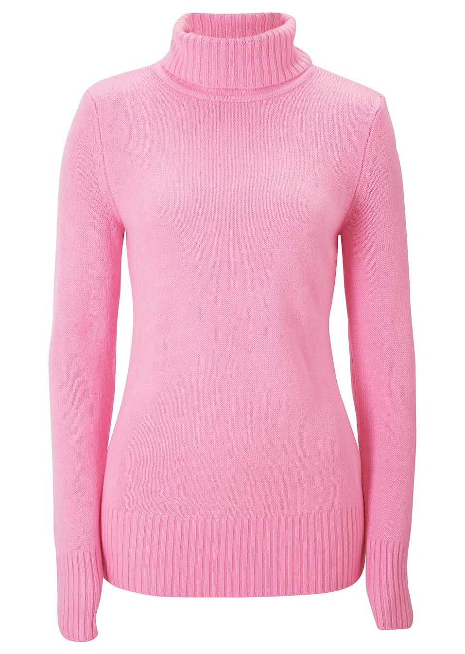 Πουλόβερ ζιβάγκο-Ροζ-bpc bonprix collection