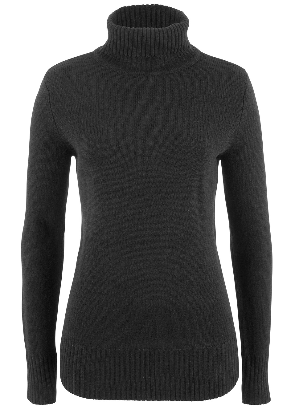 Πουλόβερ ζιβάγκο-Μαύρο-bpc bonprix collection