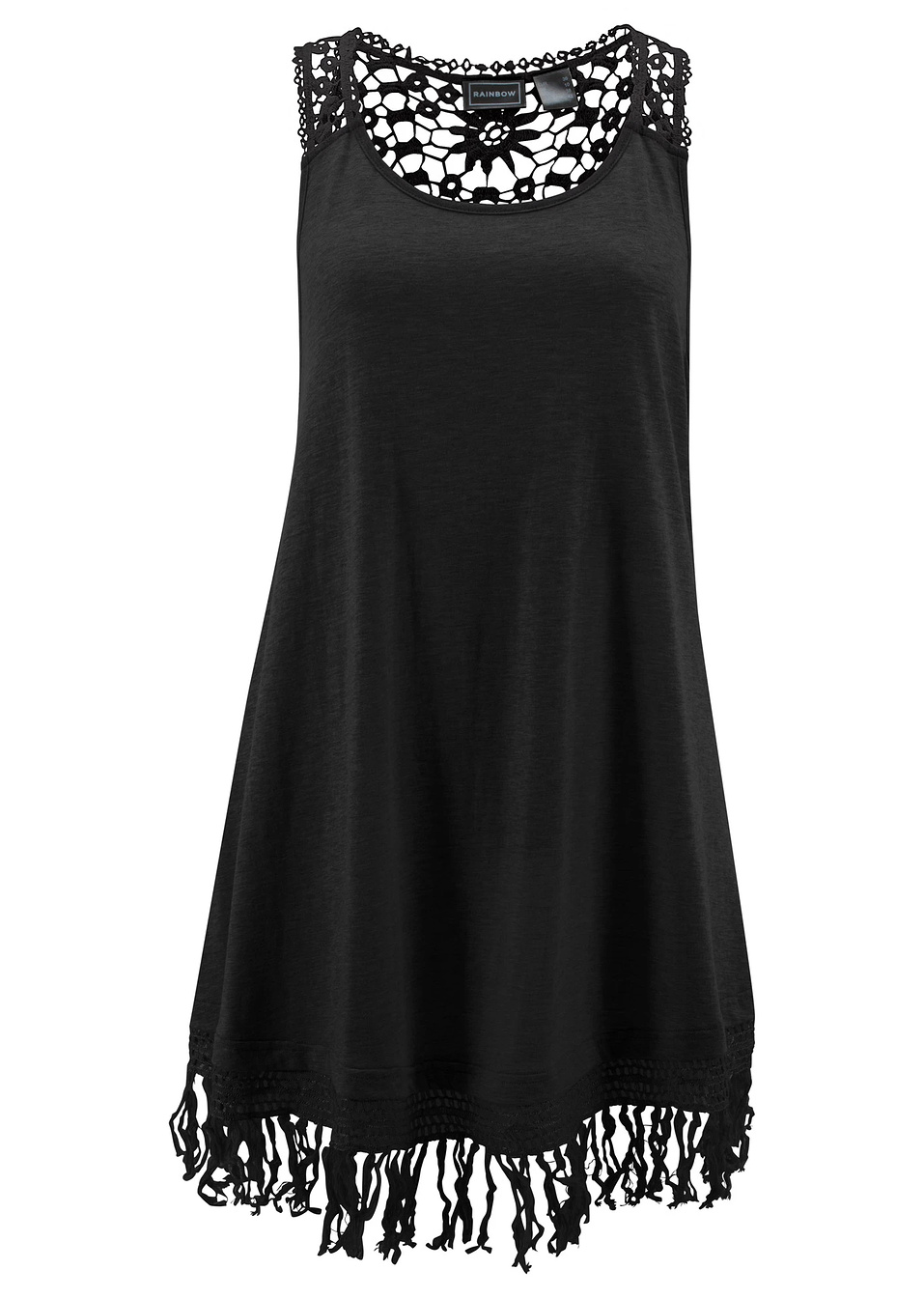 Φόρεμα για την παραλία-Μαύρο-RAINBOW