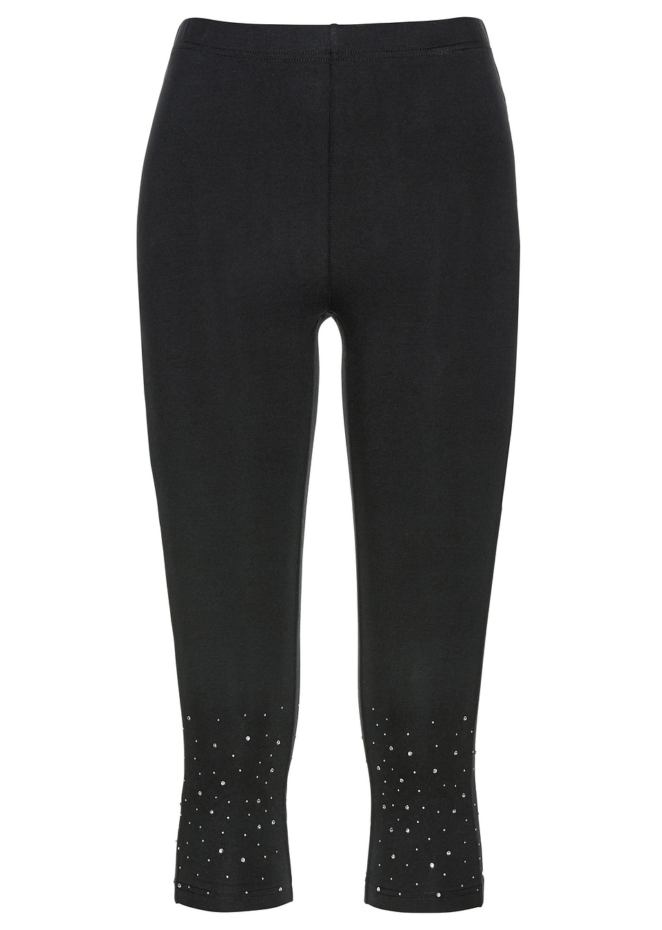 Клин с камъчета-Черно/Сребристо-bpc selection bonprix collection