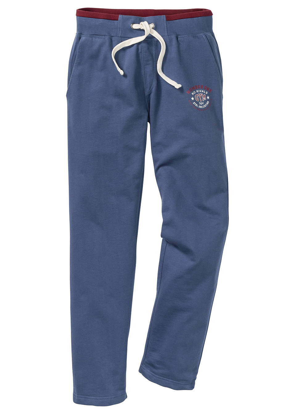 Долнище за джогинг с щампа-Индиго-bpc bonprix collection