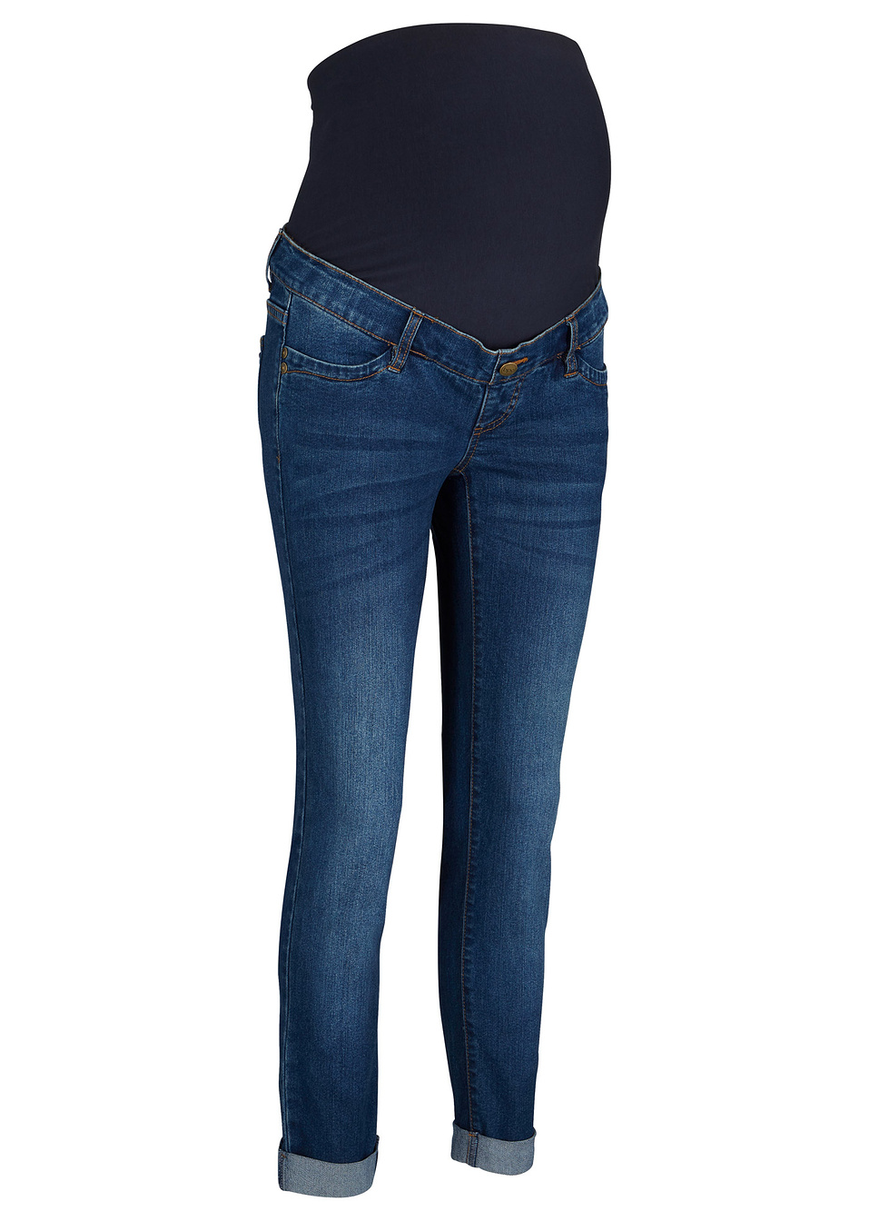 Τζιν εγκυμοσύνης 7/8-Μπλε πετροπλυμένο-bpc bonprix collection