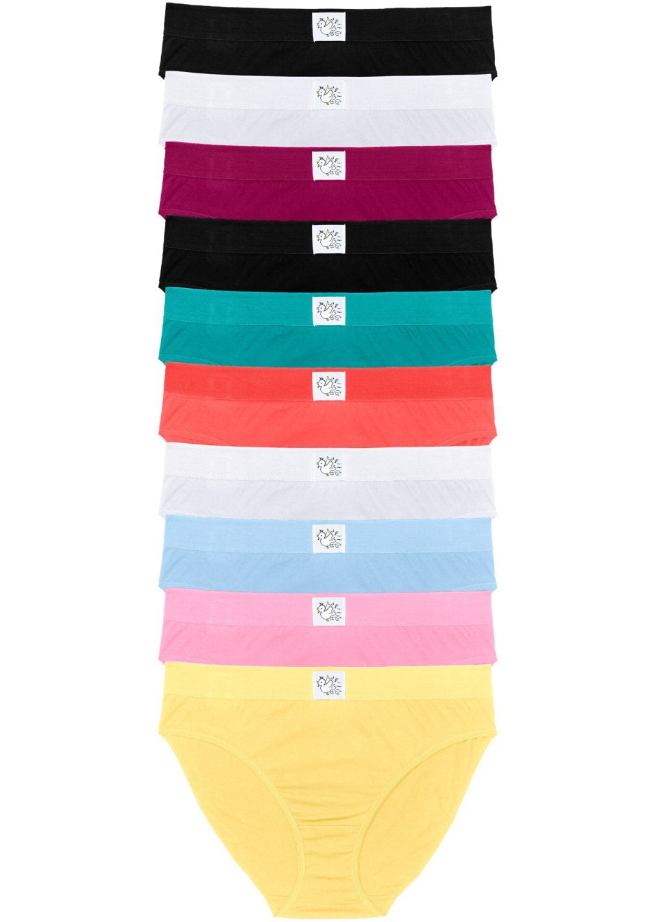 Σλιπ (συσκευασία των 10)-Χρωματικός συνδυασμός/Παστέλ χρώματα-bpc bonprix collection