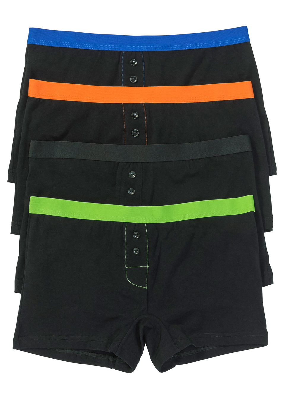 Γυναικείο μποξεράκι (συσκευασία των 4)-Μαύρο-bpc bonprix collection