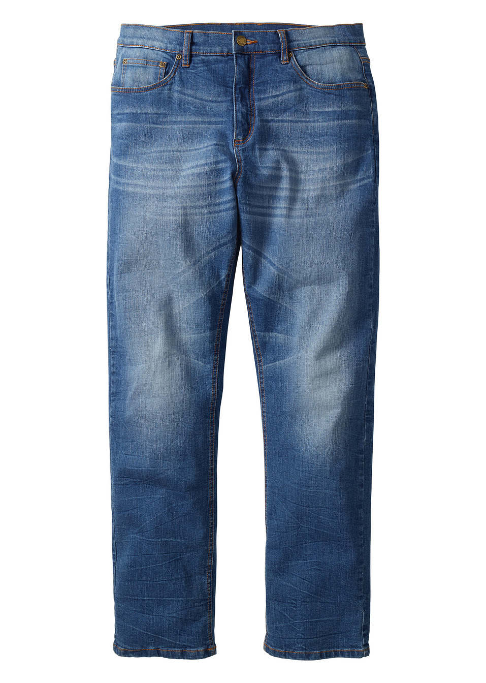Ελαστικό τζιν classic fit STRAIGHT-Μπλε-John Baner JEANSWEAR