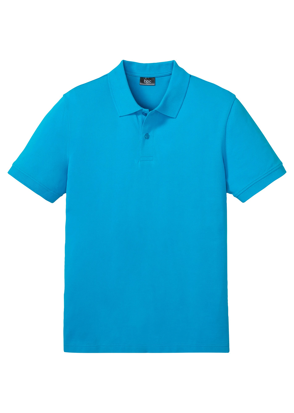 Πικέ πόλο από καθαρό βιολογικό βαμβάκι-Τιρκουάζ medium-bpc bonprix collection
