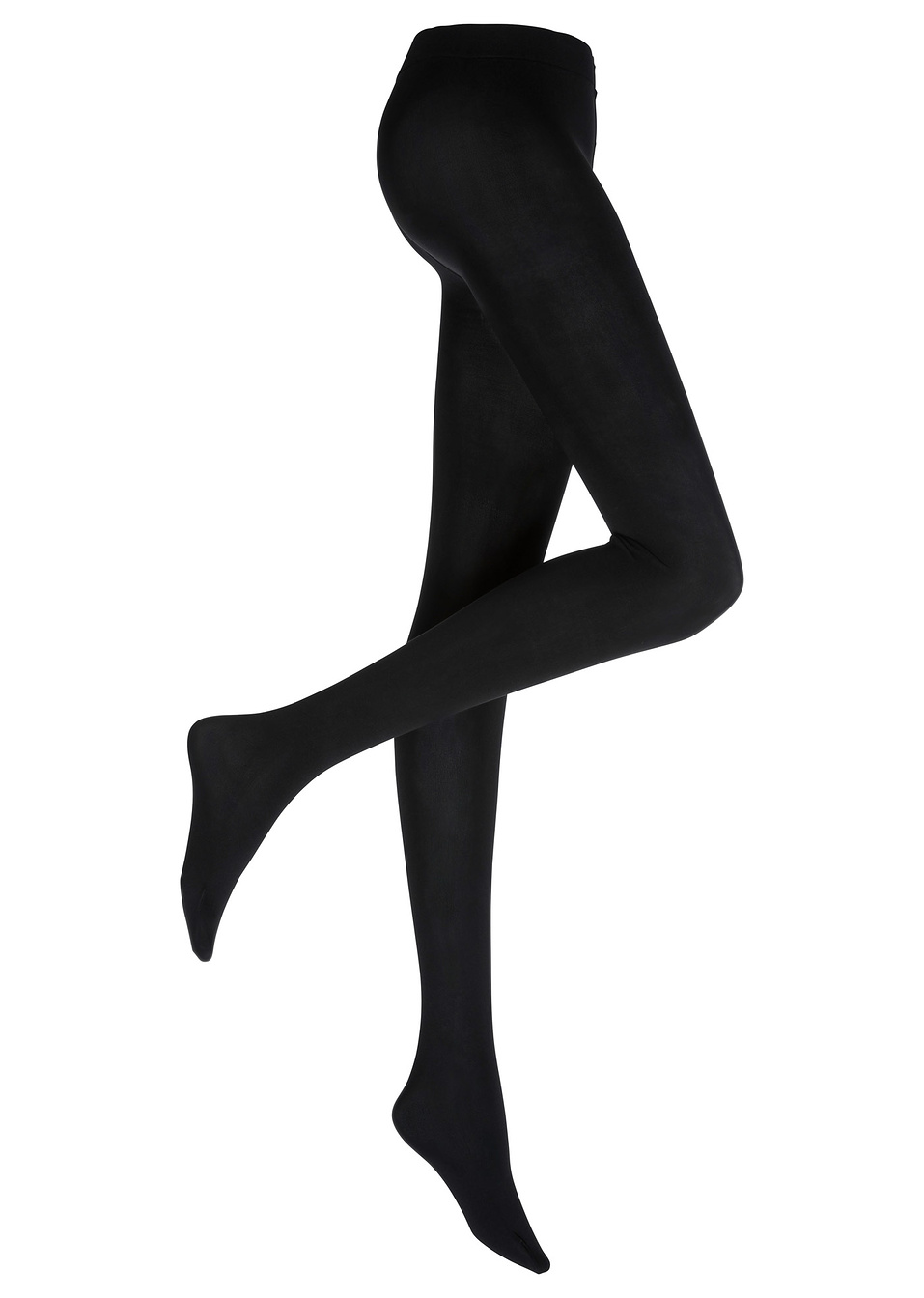 Непрозрачен чорапогащник-Черно-bpc bonprix collection