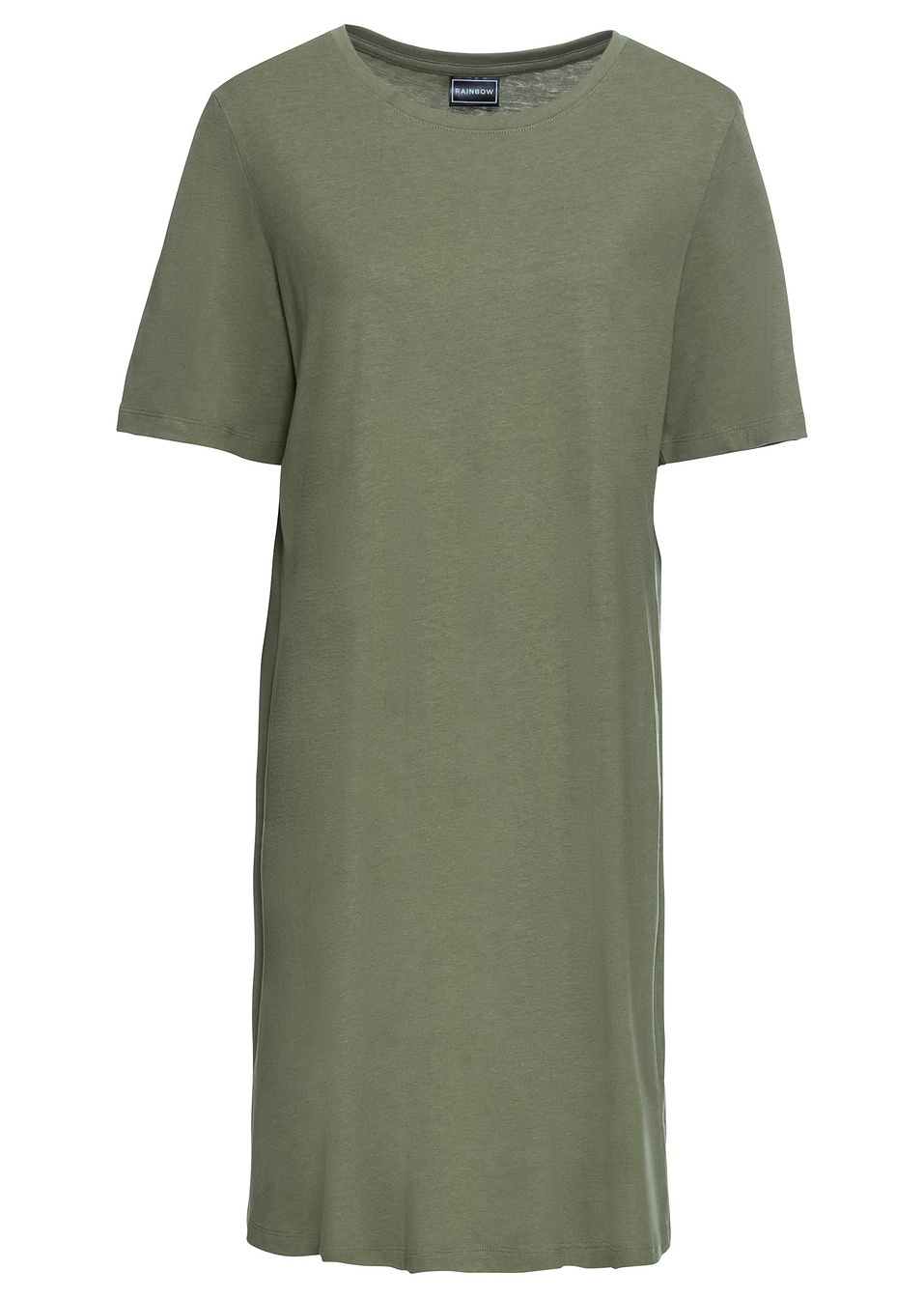 Φόρεμα ζέρσεϊ-Λαδί-RAINBOW