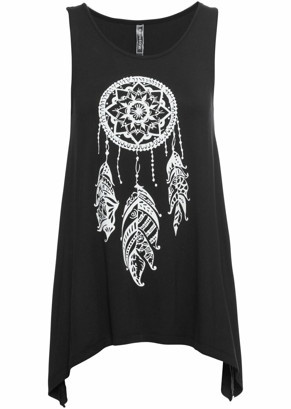 Потник с щампа-Черно/Бяло с щампа-RAINBOW