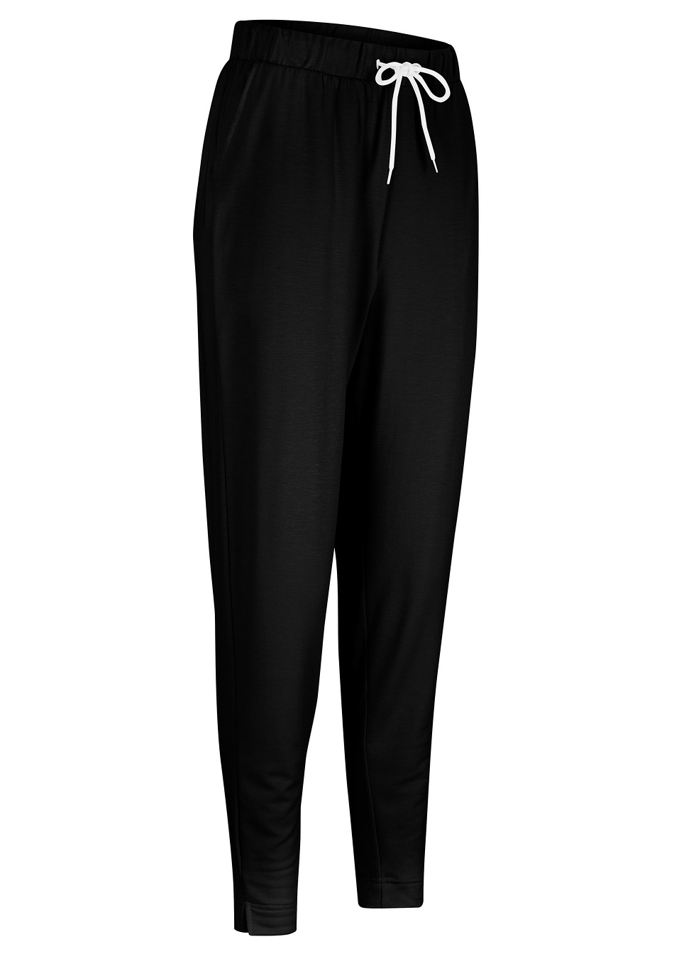 Ελαφρύ παντελόνι για jogging-Μαύρο-bpc bonprix collection