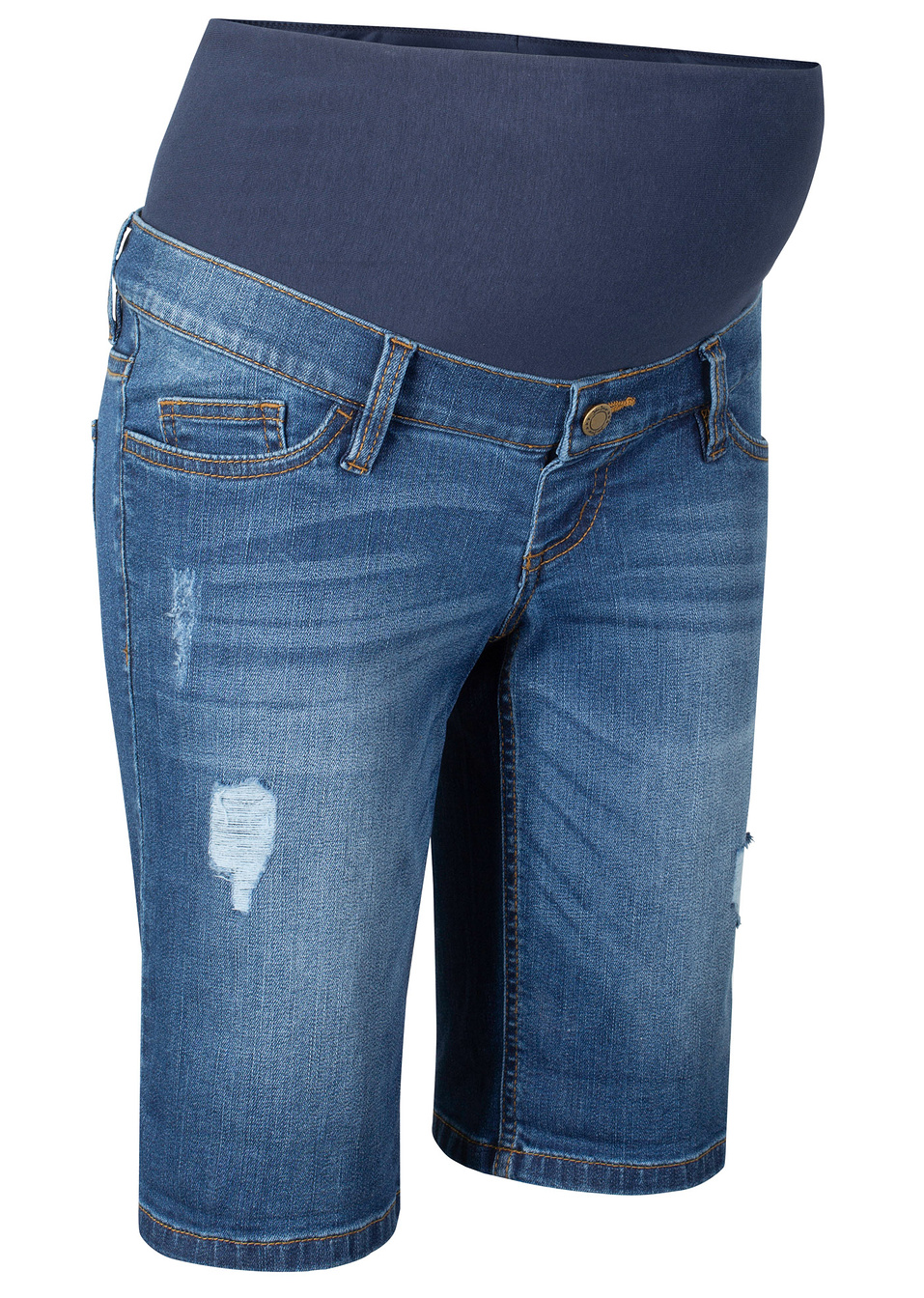 Τζιν βερμούδα εγκυμοσύνης-Μπλε-bpc bonprix collection