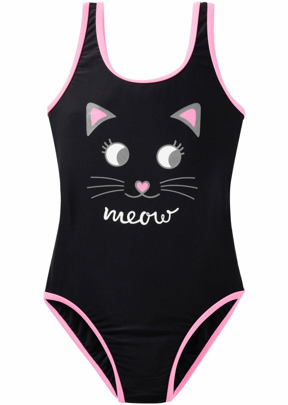 Цял бански-Черно/Розово-bpc bonprix collection