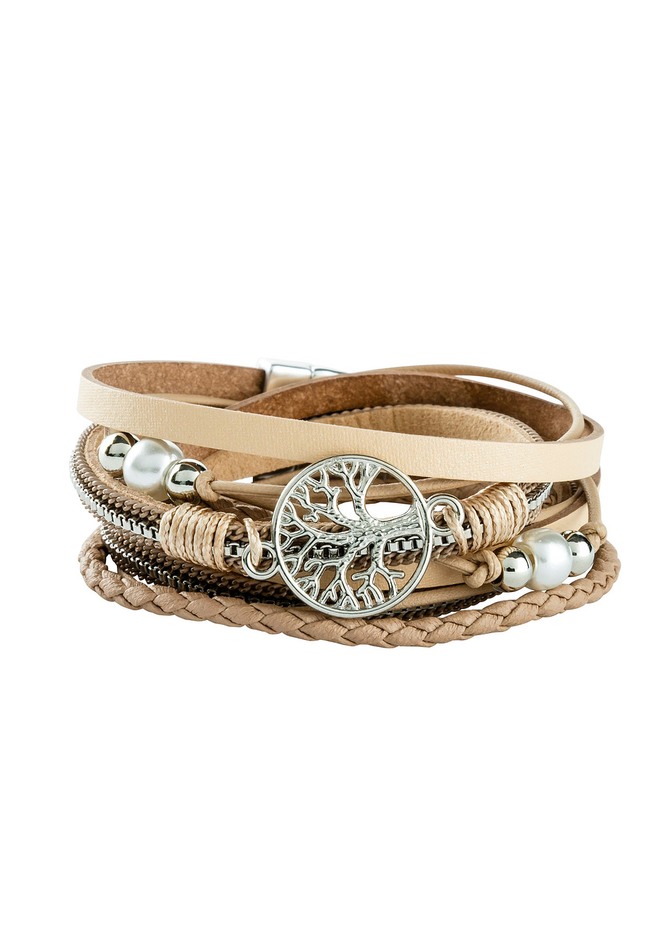 Комплект гривни-Бежово/Розово антично-bpc bonprix collection