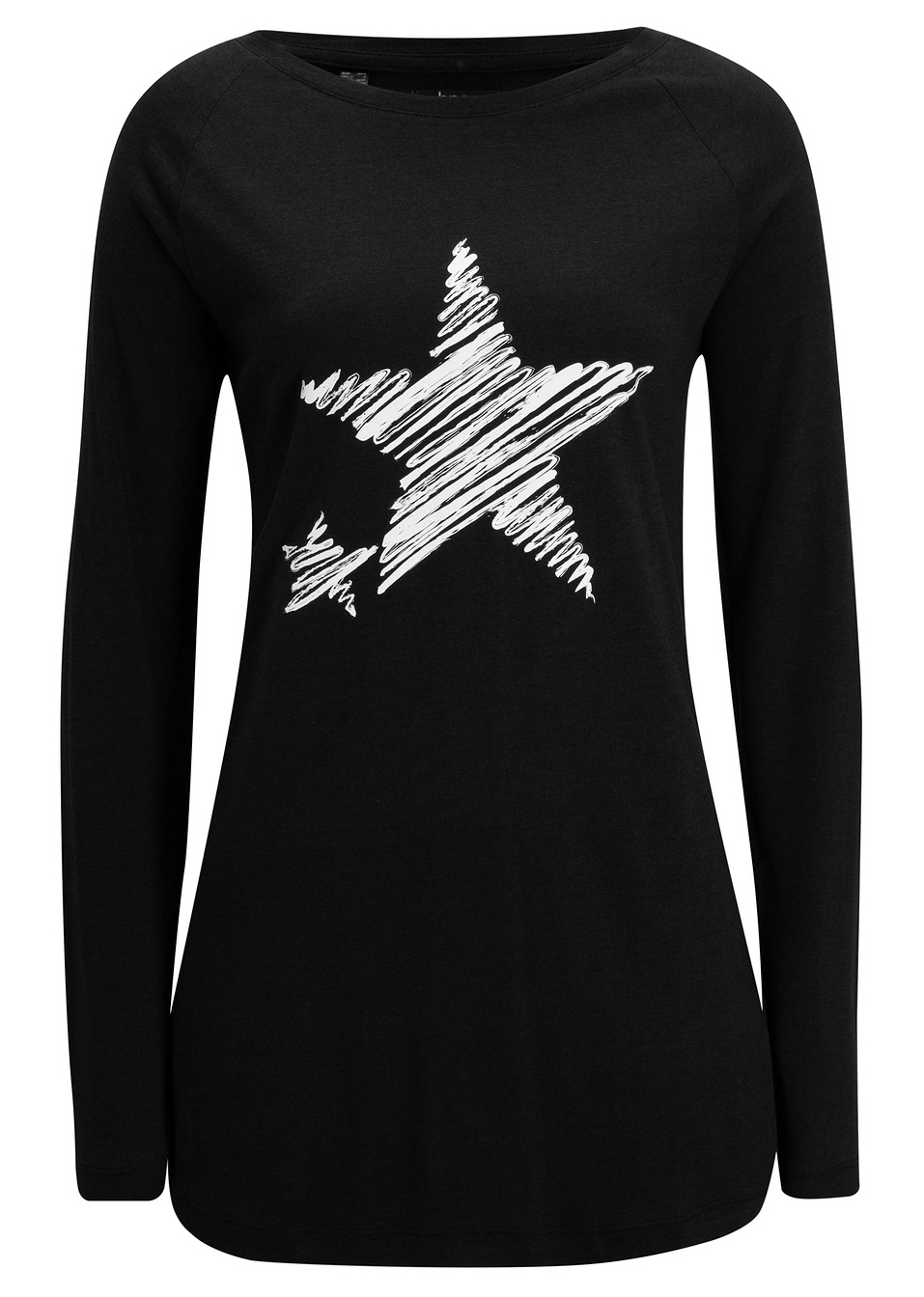 Μακριά μπλούζα-Μαύρο-bpc bonprix collection