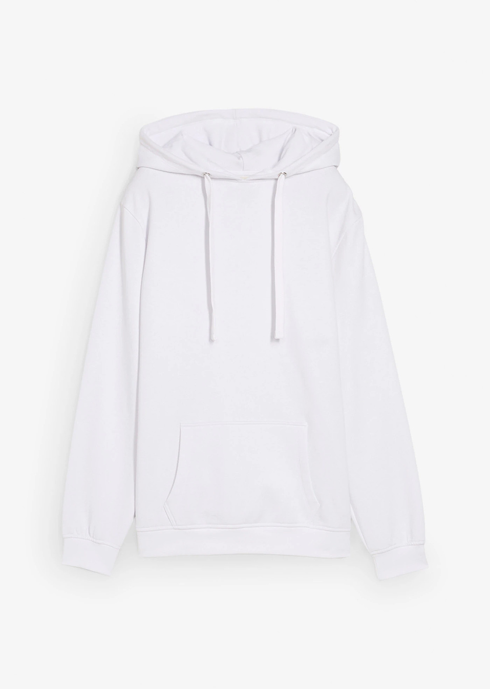 Basic φούτερ με κουκούλα-Λευκό-bpc bonprix collection