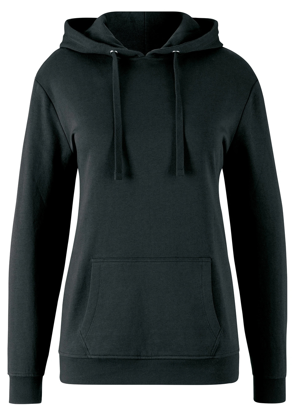 Basic φούτερ με κουκούλα-Μαύρο-bpc bonprix collection