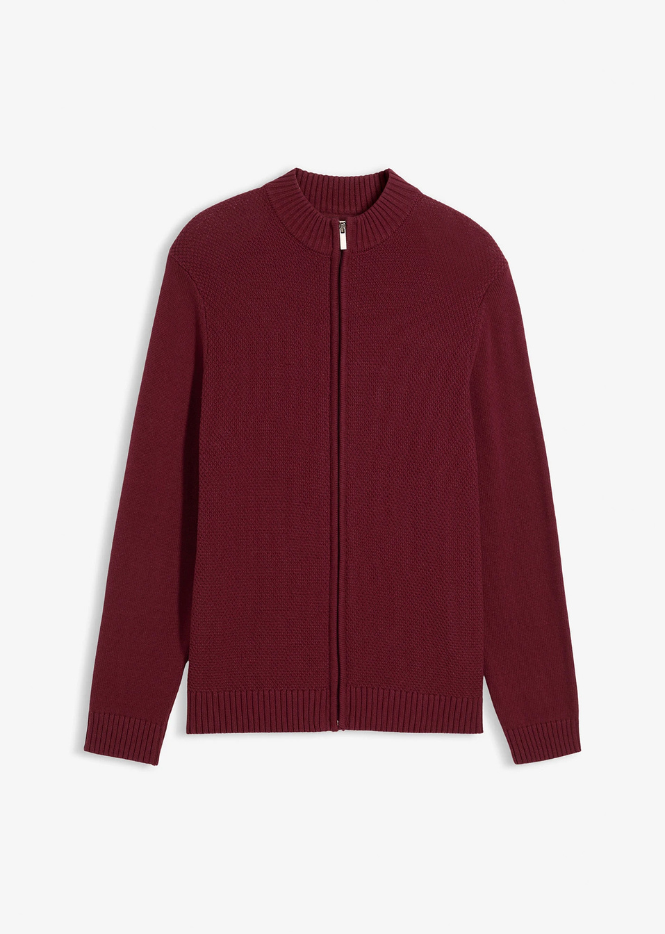 Ζακέτα σε γραμμή comfort-Του μούρου σκούρο-bpc bonprix collection