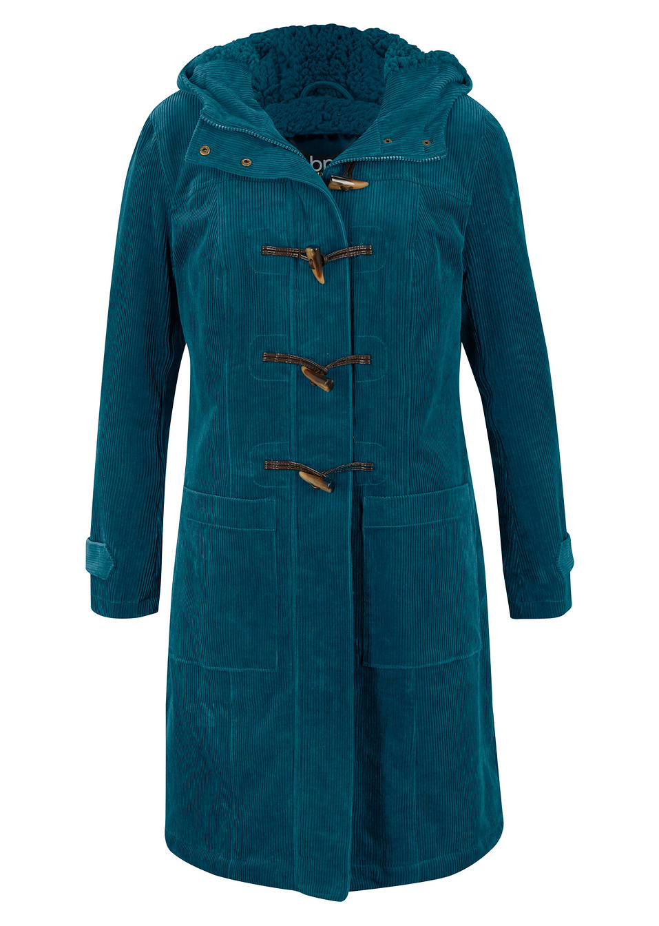 Βελούδινο μοντγκόμερι με φόδρα-Πετρόλ σκούρο-bpc bonprix collection