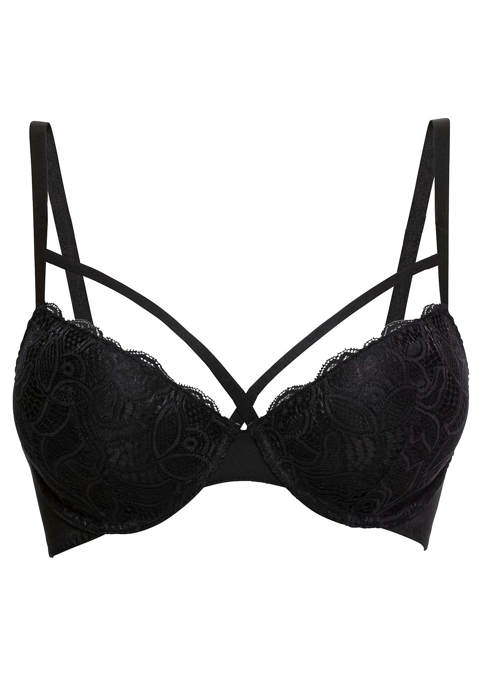 Σουτιέν με επένδυση-Μαύρο-BODYFLIRT