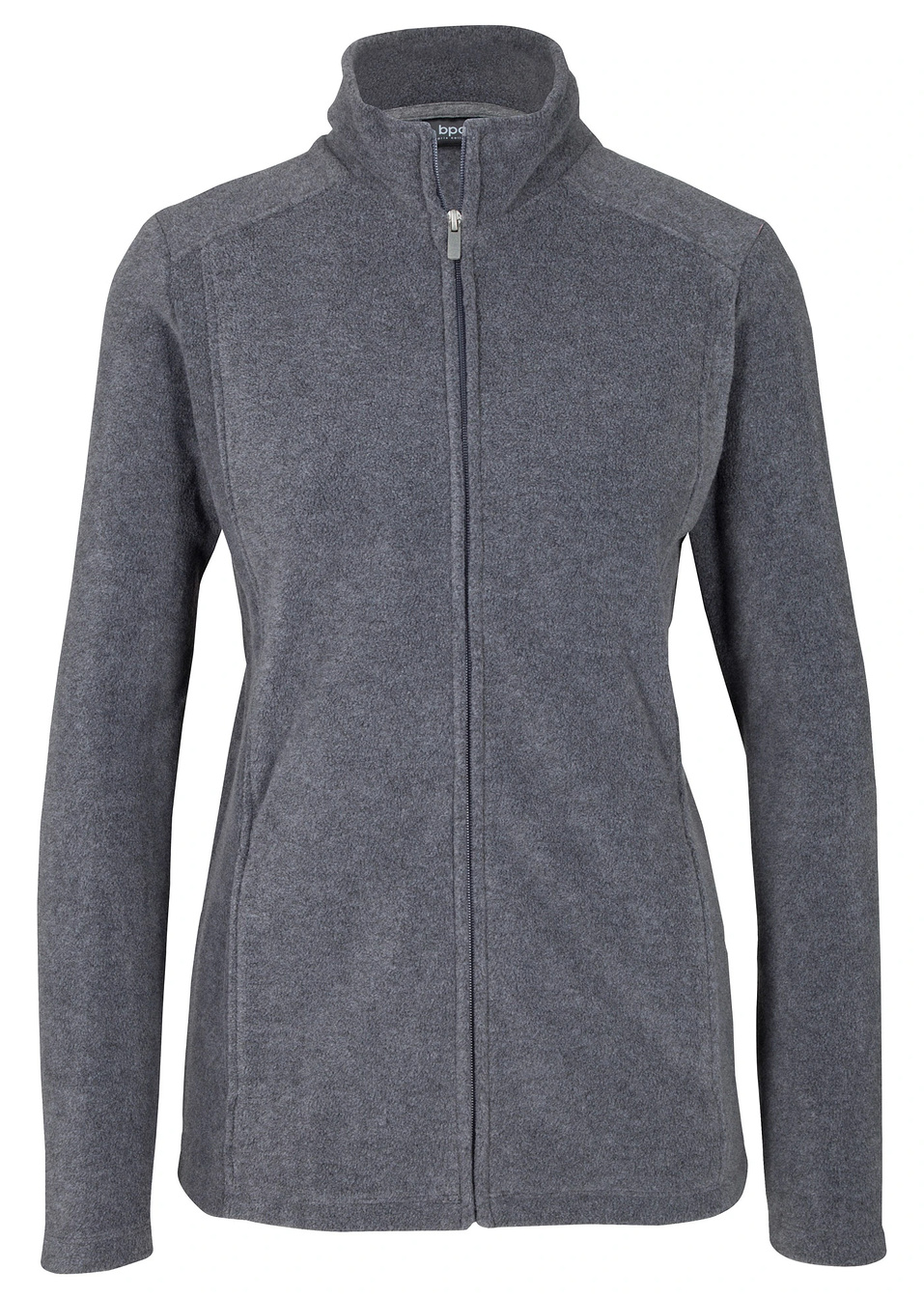 Ζακέτα φλις-Γκρι μελανζέ-bpc bonprix collection