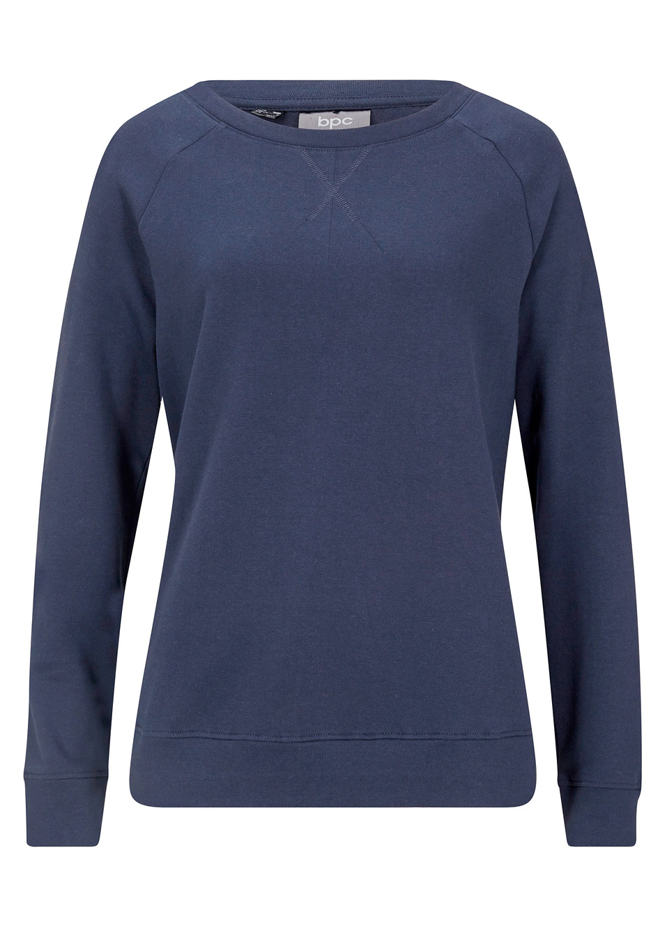 Φούτερ basic με ανακυκλωμένο πολυέστερ-Μπλε σκούρο-bpc bonprix collection