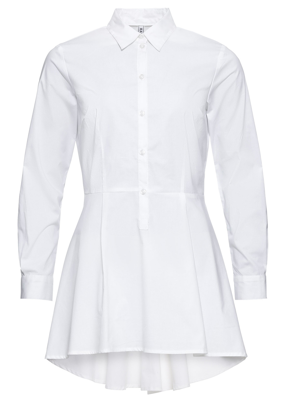 Μακρύ πουκάμισο-Λευκό-RAINBOW