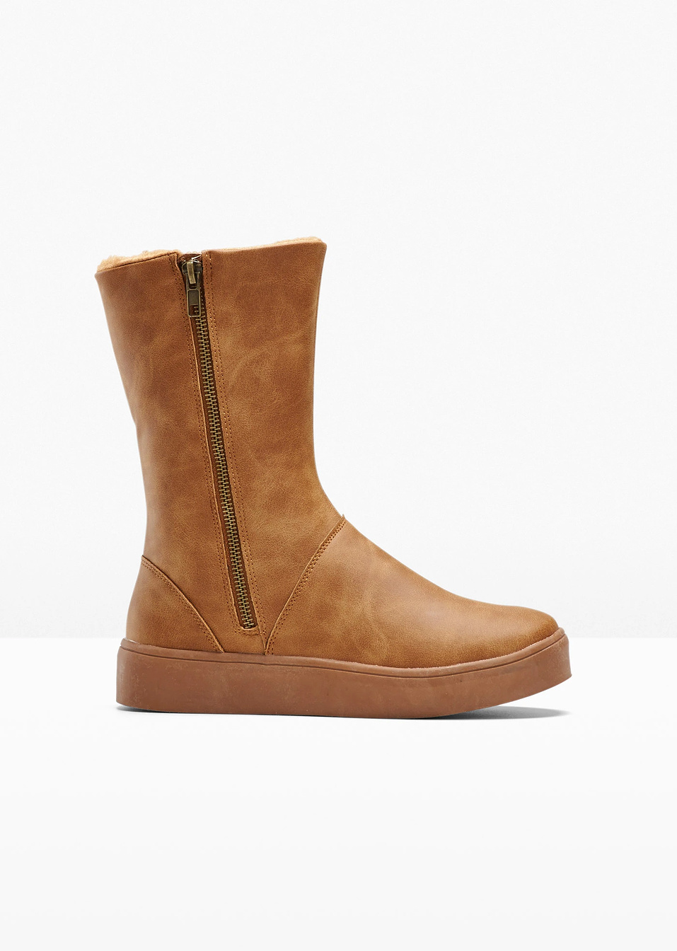 Χειμωνιάτικες μπότες-Καμηλό-bpc bonprix collection